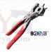 OkaeYa Leather Belt Hole Punch Plier Eyelet Puncher Revolve Card Bag Setter Tool Watchband Strap Household